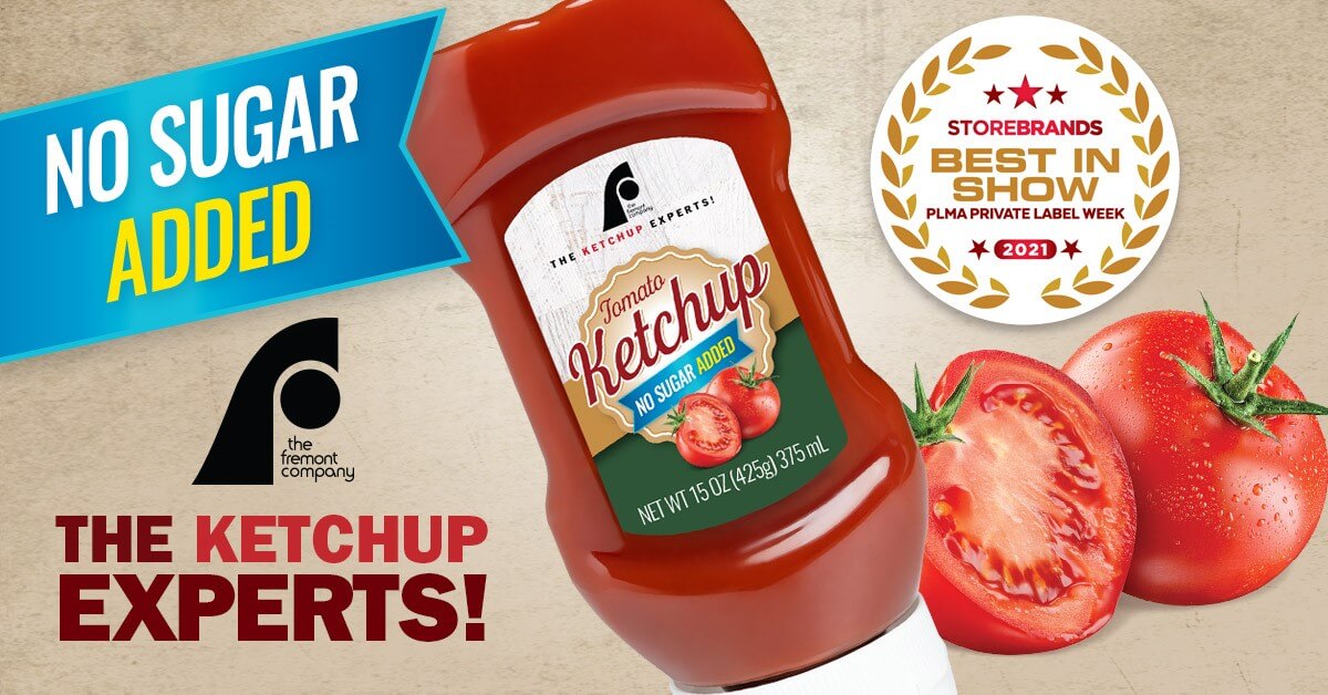 No Sugar Added Ketchup wins award
