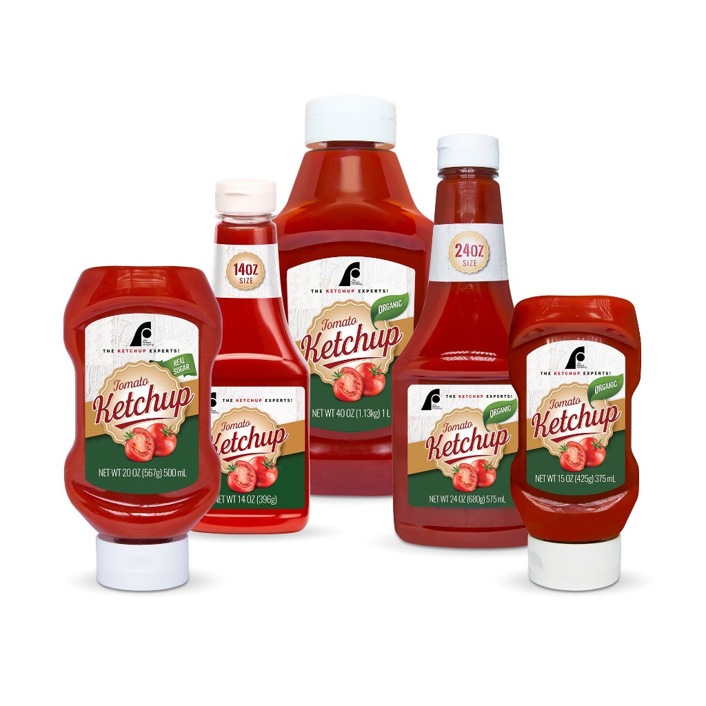 The Fremont Company private label ketchup bottles