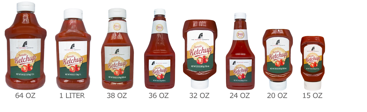 Regular ketchup lineup 